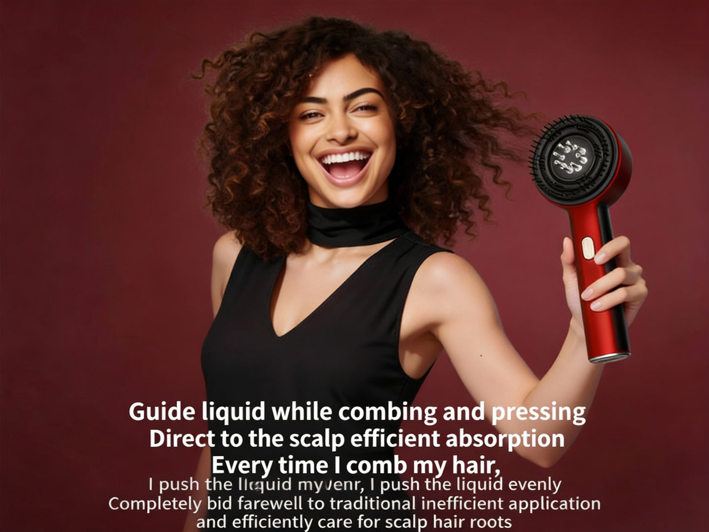 Apex Origin - Revitalize Your Hair with the Electric Scalp Vibration Massage Comb - Infrared Head Knead Massager for Hair Growth and Anti-Hair Loss
