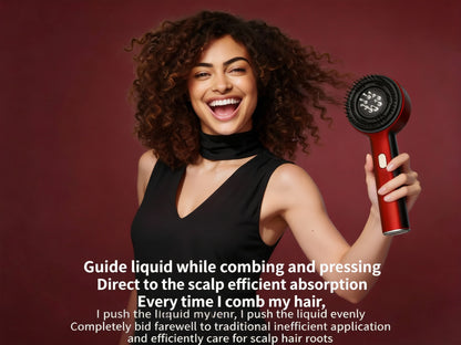 Apex Origin - Revitalize Your Hair with the Electric Scalp Vibration Massage Comb - Infrared Head Knead Massager for Hair Growth and Anti-Hair Loss