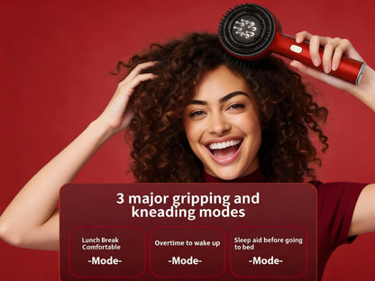 Apex Origin - Revitalize Your Hair with the Electric Scalp Vibration Massage Comb - Infrared Head Knead Massager for Hair Growth and Anti-Hair Loss