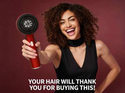 Apex Origin - Revitalize Your Hair with the Electric Scalp Vibration Massage Comb - Infrared Head Knead Massager for Hair Growth and Anti-Hair Loss