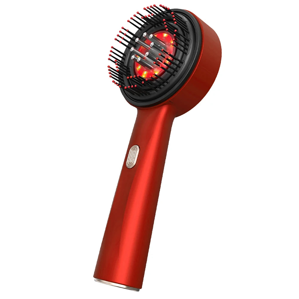 Revitalize Your Hair with the Electric Scalp Vibration Massage Comb - Infrared Head Knead Massager for Hair Growth and Anti-Hair Loss