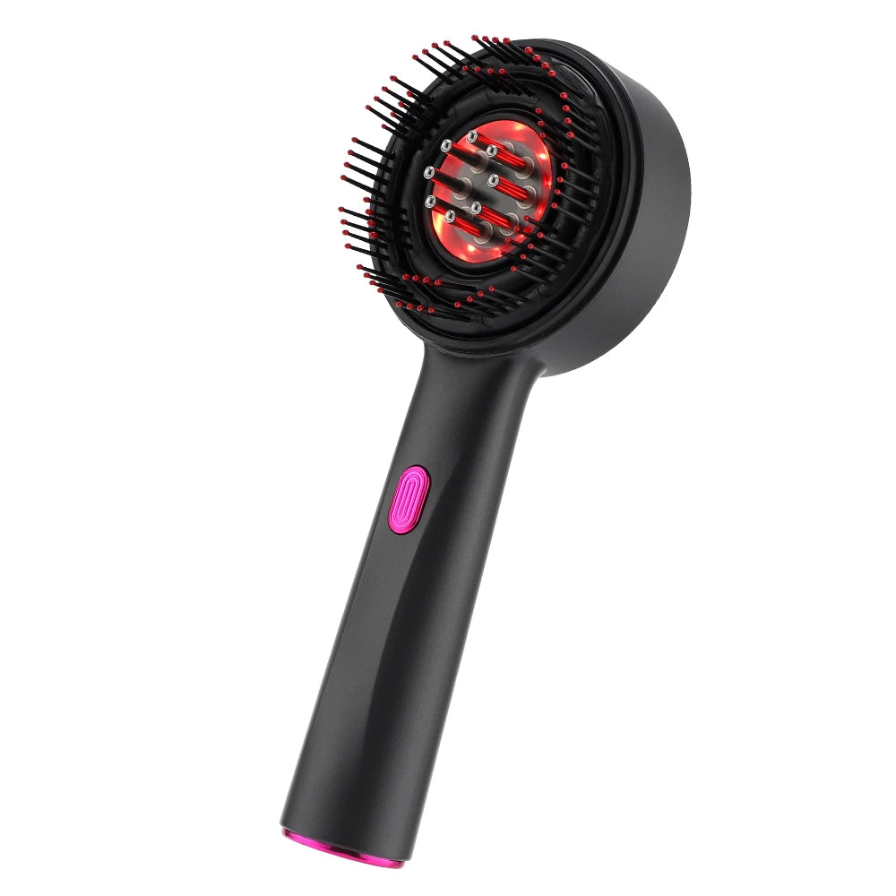 Revitalize Your Hair with the Electric Scalp Vibration Massage Comb - Infrared Head Knead Massager for Hair Growth and Anti-Hair Loss